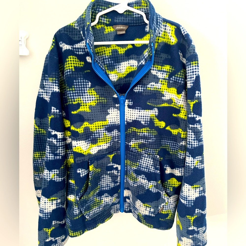 Eddie Bauer‎ Kids Medium 10/12 Camo Pullover